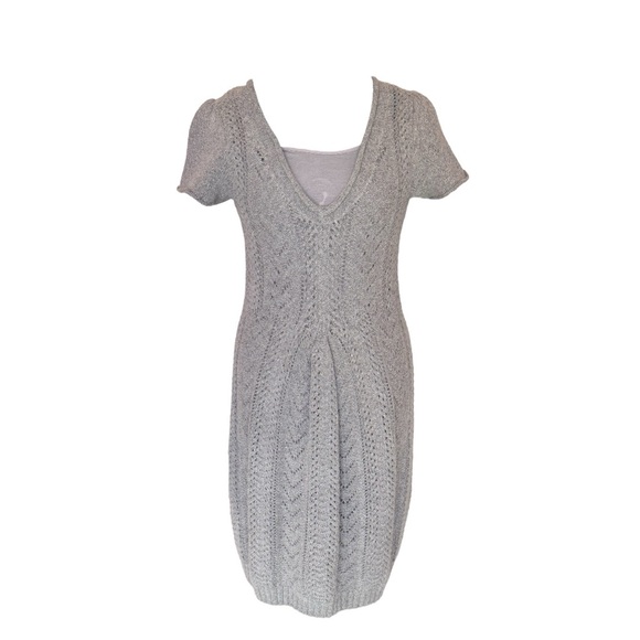 NWOT Elegant Anthropologie Sleeping on the Snow Sweater Dress - Picture 4 of 14